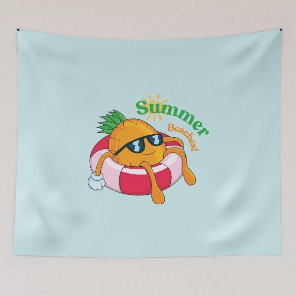 Item preview, Summer Beaches/B*tches - Funny Pineapple designed and sold by Exertion.