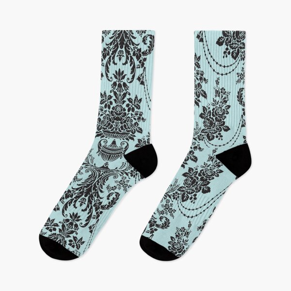 Item preview, Geometric Blue & Bblack Damask Abstract Beautiful Vintage Pattern Art Design designed and sold by Shop signer.