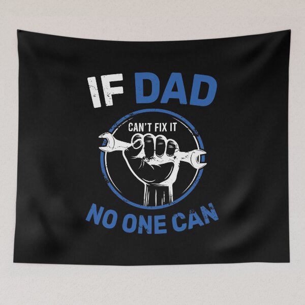 Item preview, If Dad Can't Fix It No One Can Mechanic Driving Fixing Cars Speed Ride Race Fuel Repair Rim Wheel Travel Garag designed and sold by shirti.