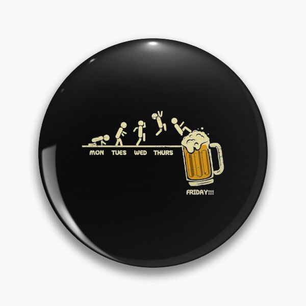 Item preview, Monday Tuesday Wednesday Thursday Friday Beer Drinking Pub Drunkard Drink Plan Mug Sober Tipsy Wine Whiskey D designed and sold by shirti.