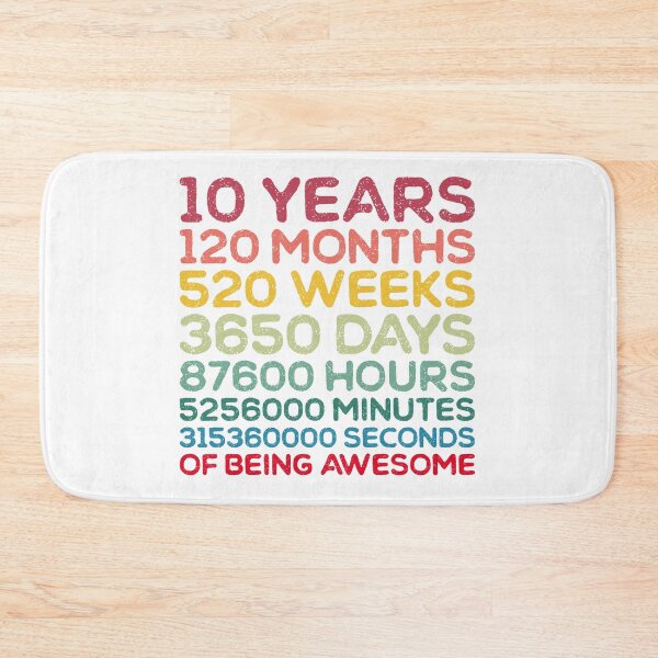 Item preview, 10 Years of being awesome Birthday Gift  designed and sold by ambaart.