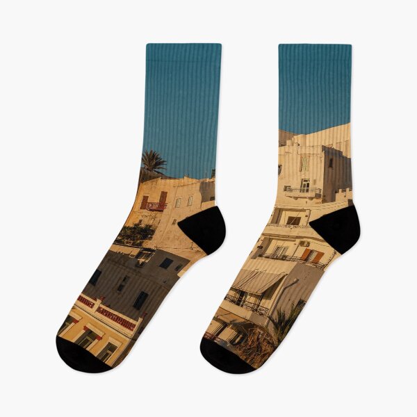 Item preview, Greek Buildings at Sunset in Naxos, Greece designed and sold by JarbasVisuals.