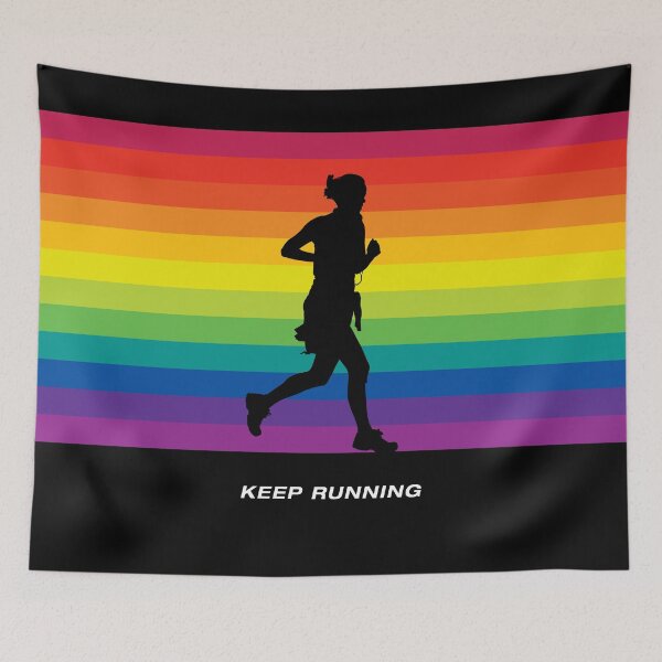 Item preview, Keep Running Girl designed and sold by STUDIO-72.