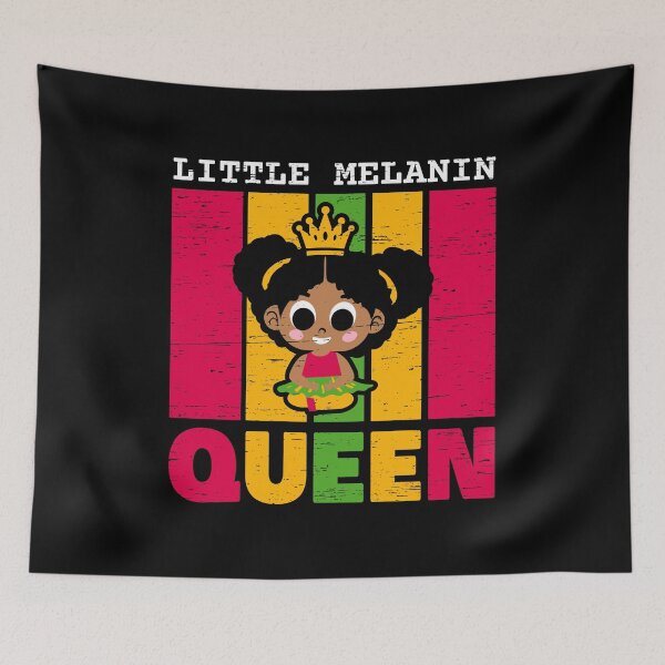 Item preview, Little Melanin Queen Racism Free Freedom Respect Black History Month Acknowledge Te designed and sold by shirti.