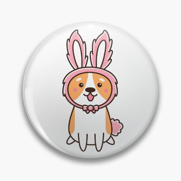 Item preview, Corgi Cute Bunny  designed and sold by Viaire.