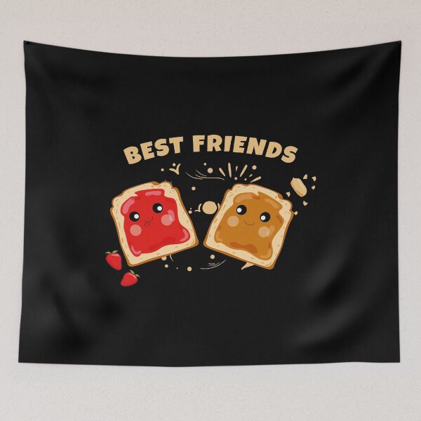 Item preview, Bestfriends Peanut Butter Jelly Sandwich Love Friendship Tee Toast Spread Fruit Jar Friends Goals Buddy Mate designed and sold by shirti.