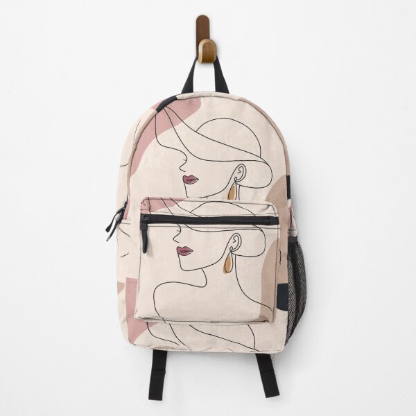 Item preview, One line minimalist boho art girl designed and sold by MA DESIGNS.