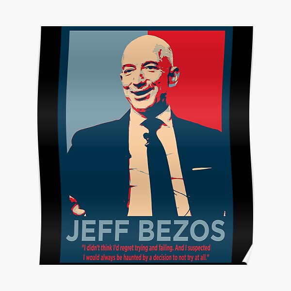 Poster Jeff Bezos Redbubble