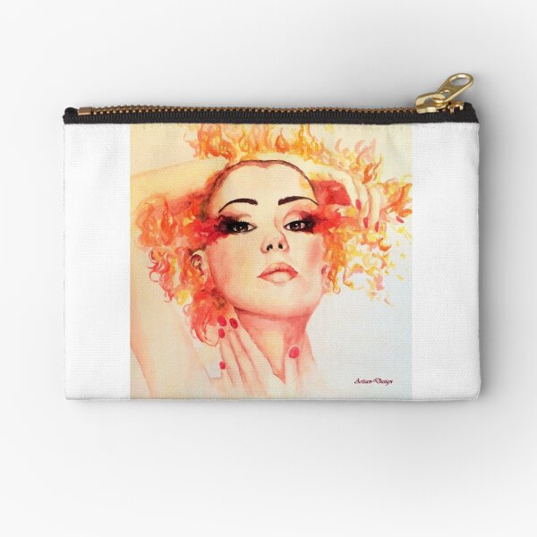Element-Series FIRE Watercolor Portrait Täschchen