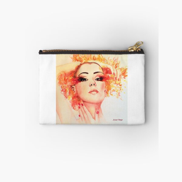 Item preview, Element-Series FIRE Watercolor Portrait designed and sold by Artsan-Design.