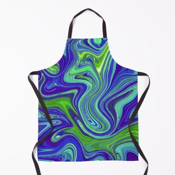 Item preview, Glowing Green on Blue designed and sold by Flydea.