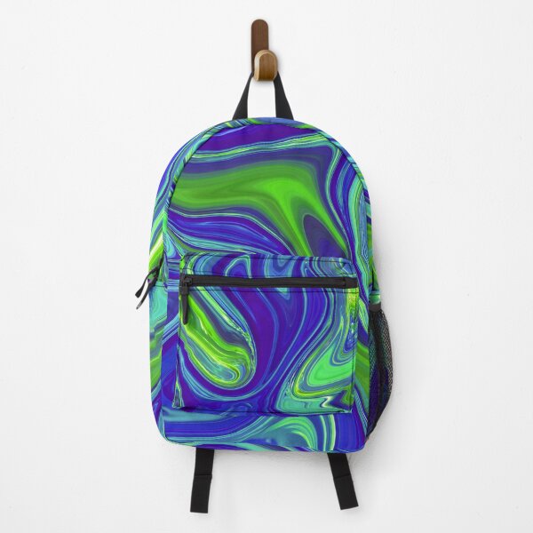 Item preview, Glowing Green on Blue designed and sold by Flydea.