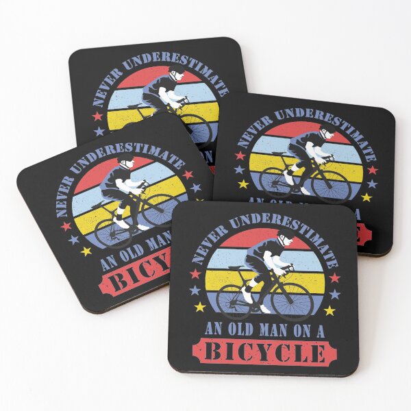 Item preview, Never Underestimate An Old Man On A Bicycle Road Cyclist  designed and sold by grinta2021.