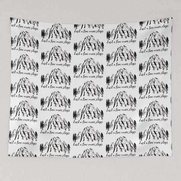 Item preview, Mountains, mountaineering - just a few more steps designed and sold by claudiasartwork.
