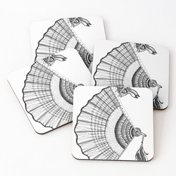 Item preview, Zentangle Fan & Butterfly sophie queuniez designed and sold by SophieQueuniez.