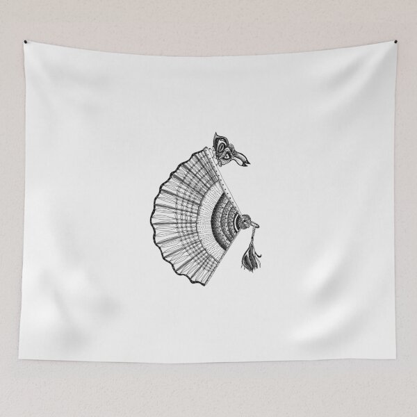 Item preview, Zentangle Fan & Butterfly sophie queuniez designed and sold by SophieQueuniez.