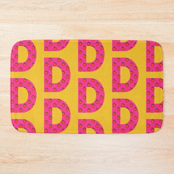 Item preview, Letter D in pink color with apple pattern designed and sold by VrajStudio.