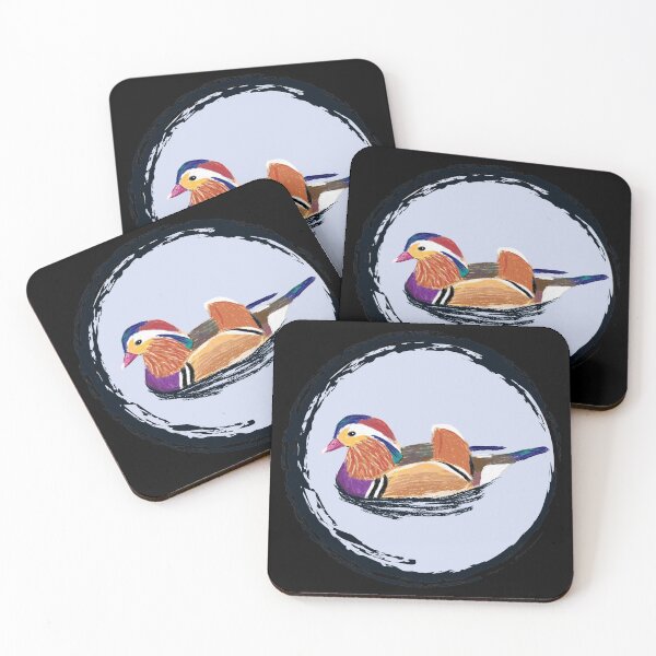 Item preview, Nice Artwork showing a swimming Mandarin Duck II designed and sold by JD's Shop.