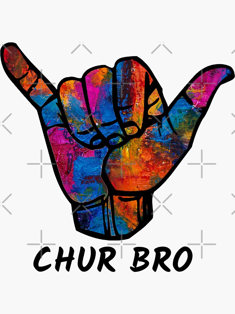 "Chur bro, chur" Sticker for Sale by Zakos12 | Redbubble