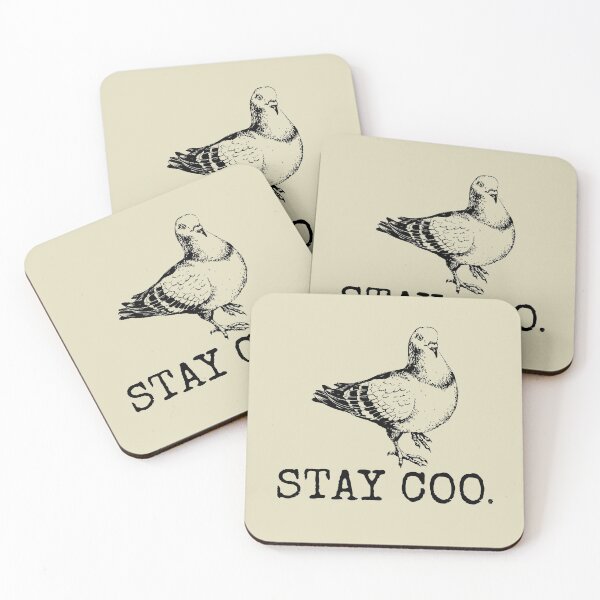 Item preview, Stay Coo - Cool Bird, Funny Pidgeon designed and sold by Re Ka.