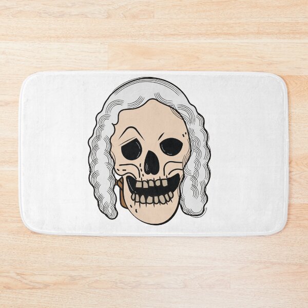 Item preview, Powdered wig skull t-shirt designed and sold by KARTICK DUTTA.