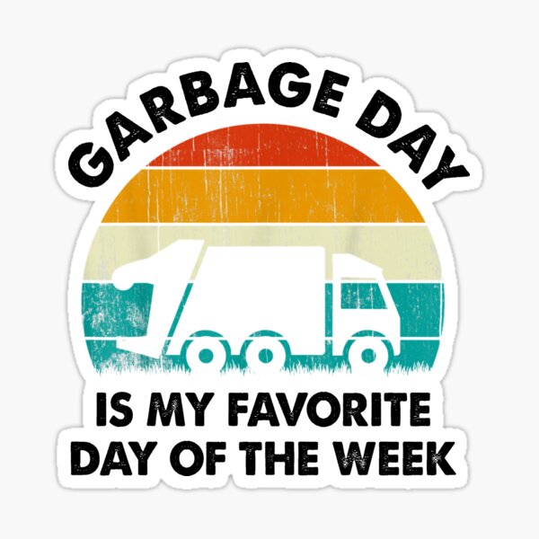 Funny Garbage Rubbish Stickers Redbubble