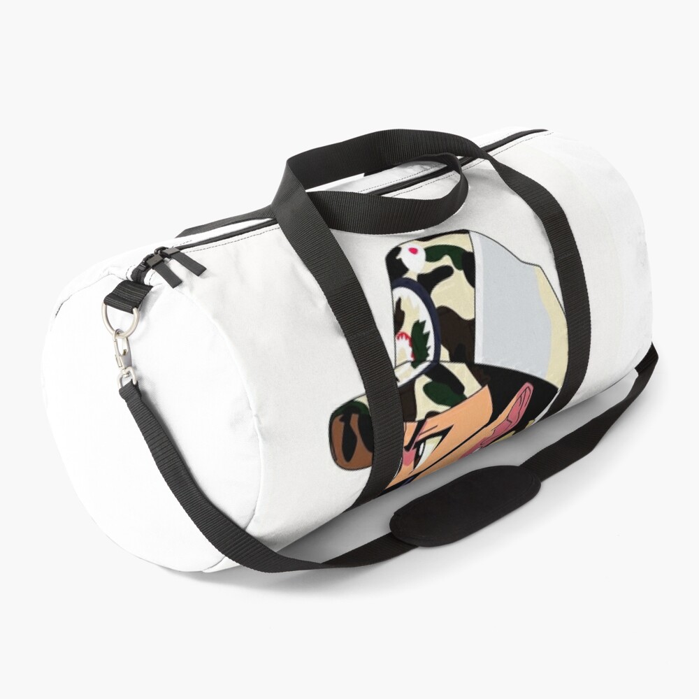Bape, Bags, A Bathing Ape Bape Duffle Bag Hand Bag Camo Green Travel Bag