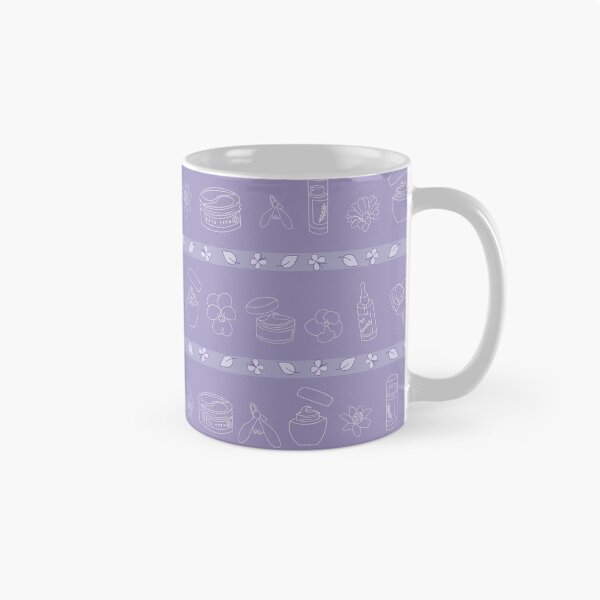 Item preview, Skin care and flowers purple stripes seamless pattern designed and sold by SlothMagic.
