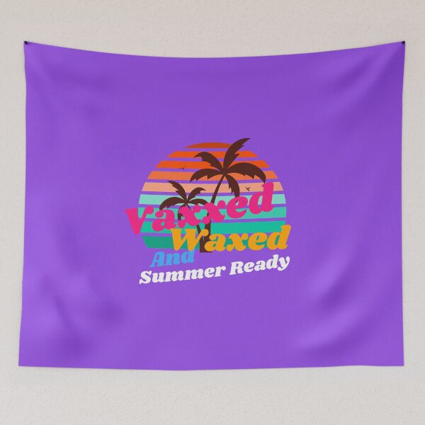 Item preview, Vaxxed and Waxed Colorful Summer Design designed and sold by renderhouseart.