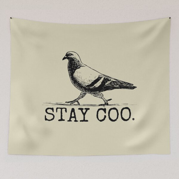 Item preview, Stay Coo - Cool Bird, Funny Pidgeon designed and sold by Re Ka.