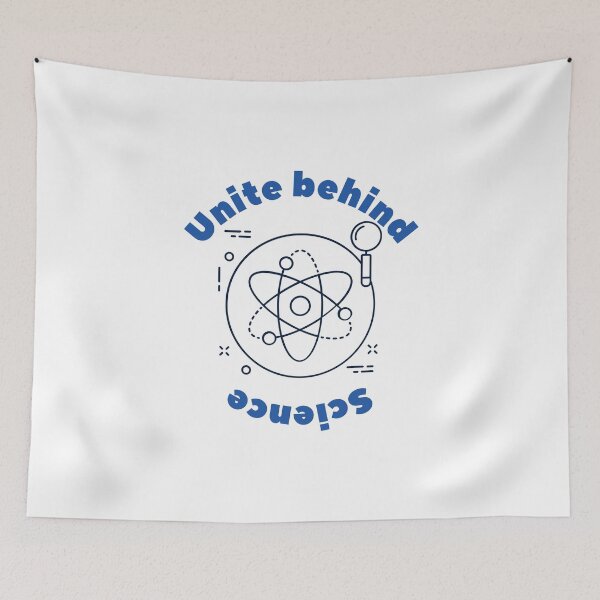 Item preview, unite behind the science, science rock  designed and sold by Yellowsprint.