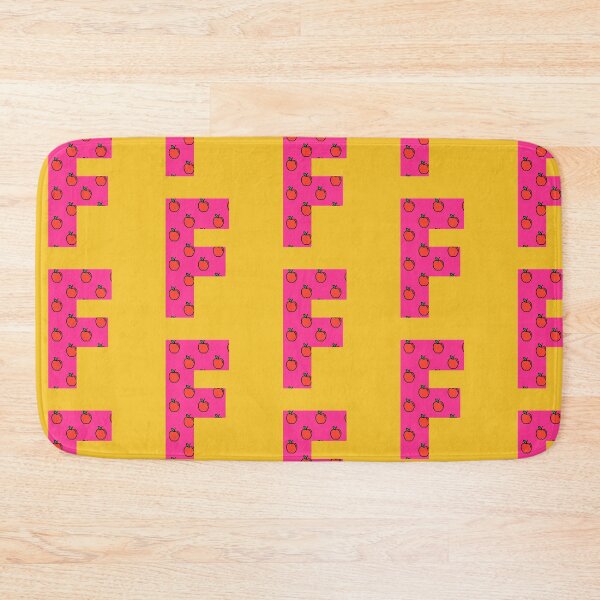 Item preview, Letter F in pink color with apple pattern designed and sold by VrajStudio.