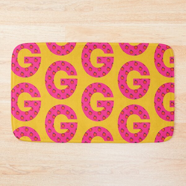 Item preview, Letter G in pink color with apple pattern designed and sold by VrajStudio.