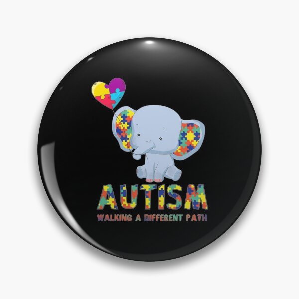 Item preview, Autism Elephant Walking A Different Path For Kids designed and sold by JacquelineEl.