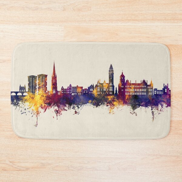 Artikelvorschau, Skyline von Wakefield, England entworfen und verkauft von ArtPrints.
