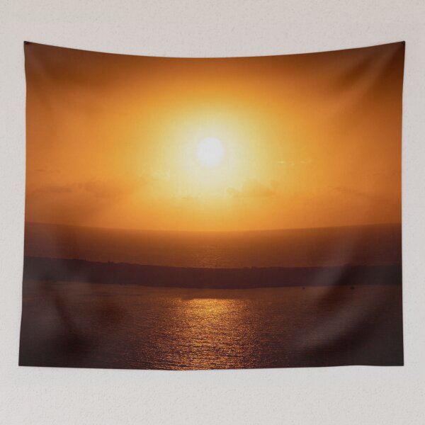 Item preview, Golden Sunset by the Sea in Oia, Santorini, Greece designed and sold by JarbasVisuals.