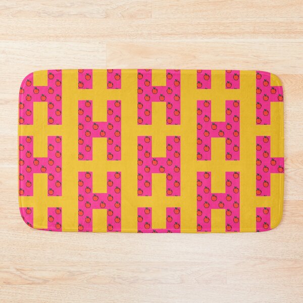 Item preview, Letter H in pink color with apple pattern designed and sold by VrajStudio.