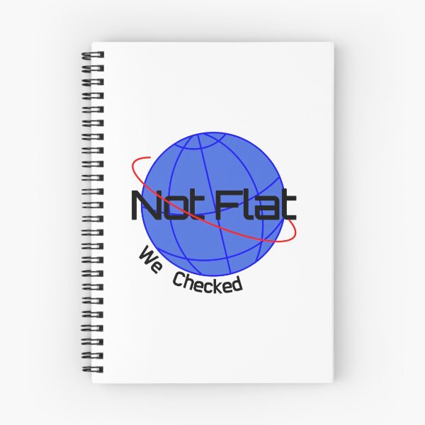 Item preview, Not Flat We Checked designed and sold by SHOPBLOB.
