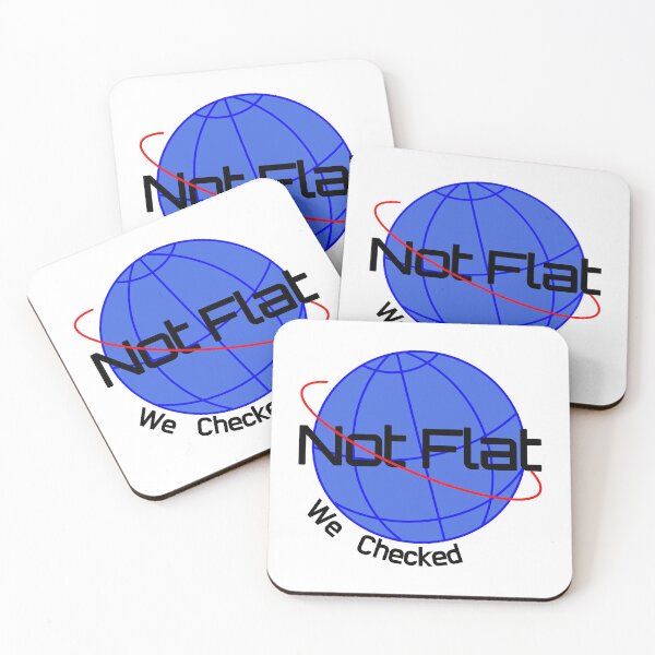 Item preview, Not Flat We Checked designed and sold by SHOPBLOB.