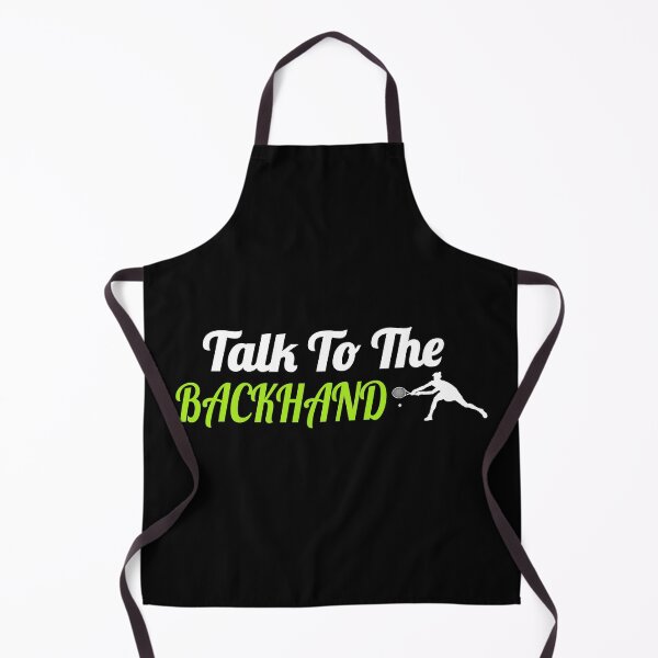 Item preview, Talk to the backhand - Tennis funny quote designed and sold by poojapatel5.