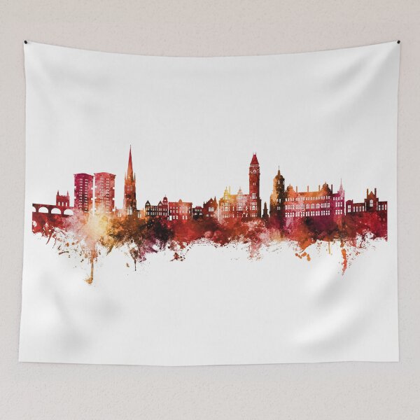 Item preview, Wakefield England Skyline designed and sold by ArtPrints.