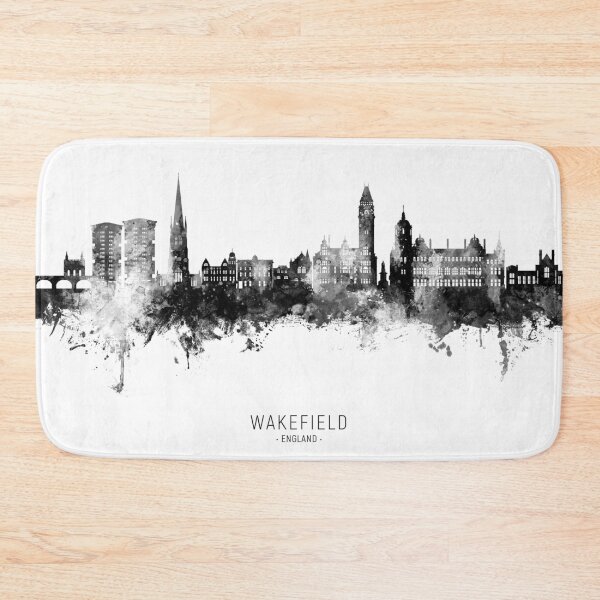 Artikelvorschau, Wakefield England Skyline entworfen und verkauft von ArtPrints.
