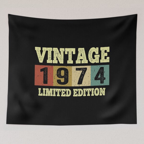 Item preview, vintage 1974 limited edition, funny vintage, 47th birthday, 47th birthday ideas, 47th anniversary designed and sold by T-DESIGNEDZ.