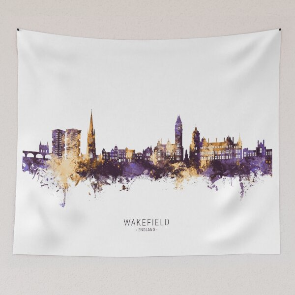 Item preview, Wakefield England Skyline designed and sold by ArtPrints.