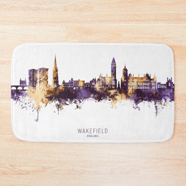 Artikelvorschau, Wakefield England Skyline entworfen und verkauft von ArtPrints.