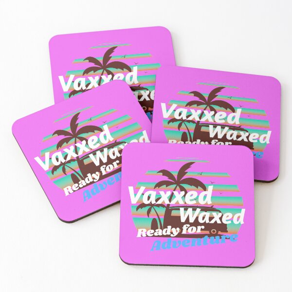 Item preview, Vaxxed and Waxed Adventure Vintage Design designed and sold by renderhouseart.