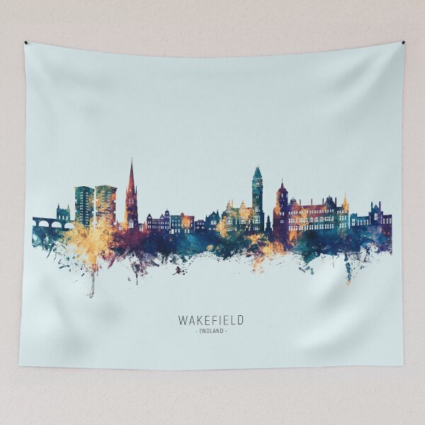 Item preview, Wakefield England Skyline designed and sold by ArtPrints.