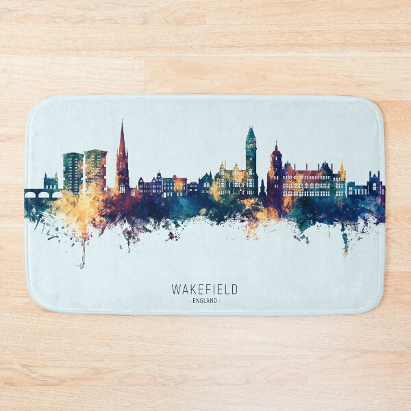 Artikelvorschau, Wakefield England Skyline entworfen und verkauft von ArtPrints.