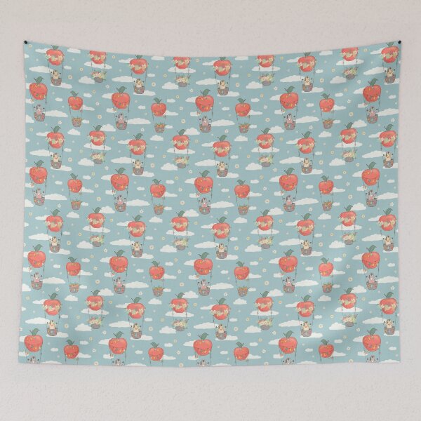 Item preview, Flying horse airballons pattern designed and sold by Tayastore.