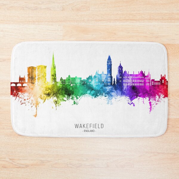Artikelvorschau, Wakefield England Skyline entworfen und verkauft von ArtPrints.